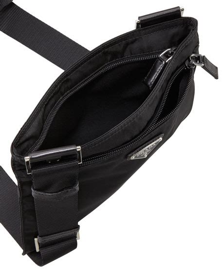 prada vela crossbody messenger bag black nero|Prada Vela Crossbody Messenger Bag, Black (Nero) .